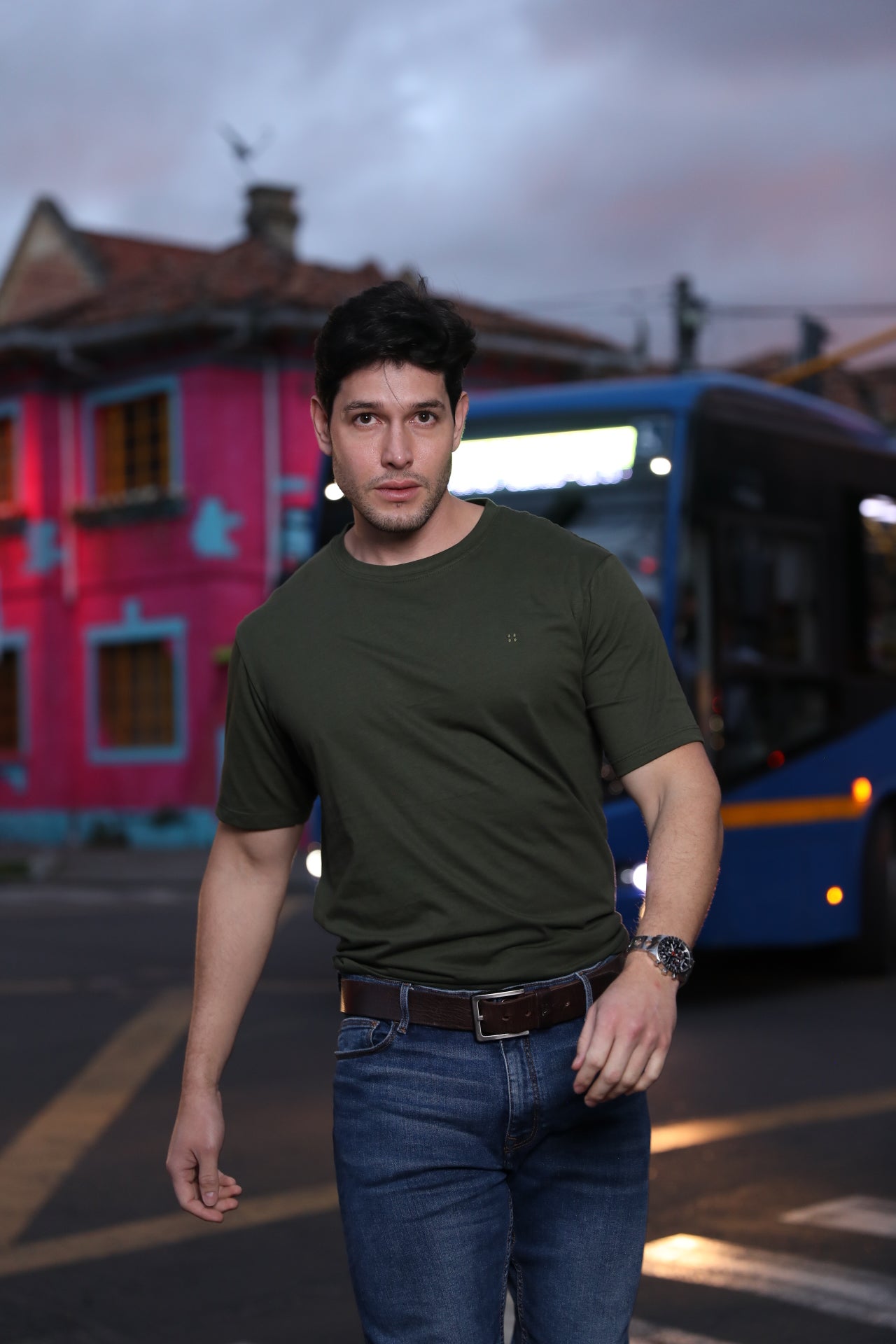 Camiseta CRMC Aymar Verde Militar L-MLTGR