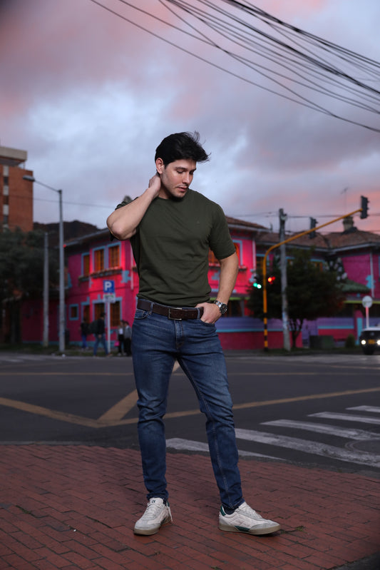 Camiseta CRMC Aymar Verde Militar L-MLTGR